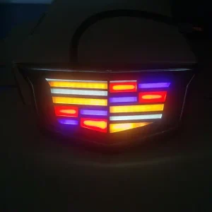 Cadillac XT4 Light Up Emblem-displaying the Cadillac logo