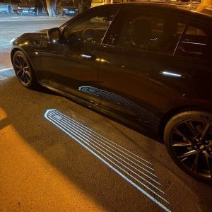 Cadillac mirror puddle lights HD logo projection