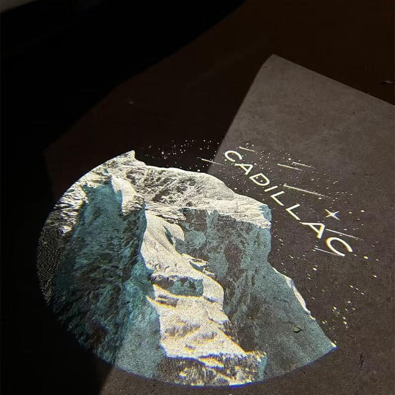 Dynamic Cadillac Logo Door Lights