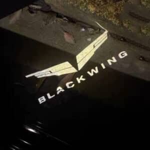 Cadillac Black Wing Door Lights