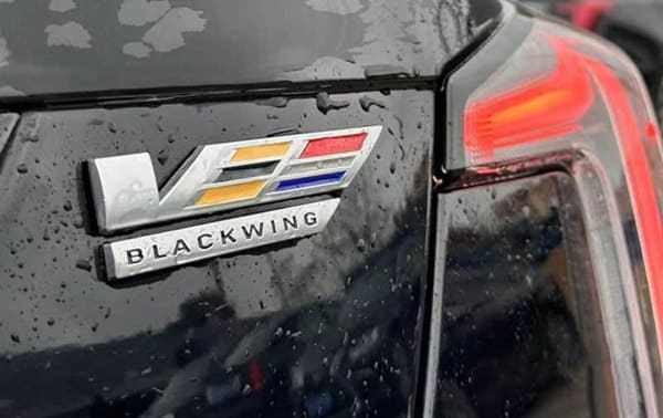 Cadillac Black Wing Fender Emblem