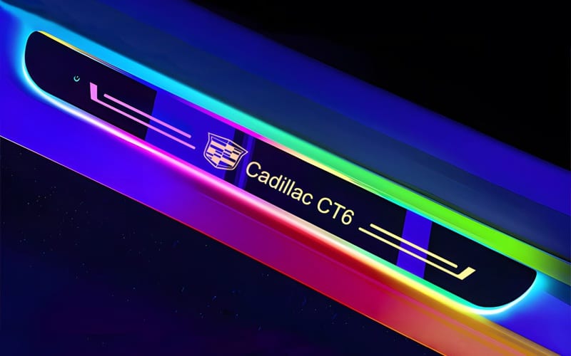 Cadillac CT6 LED door sill lights