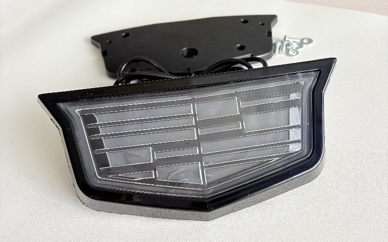 LED Cadillac CT4 light up emblem