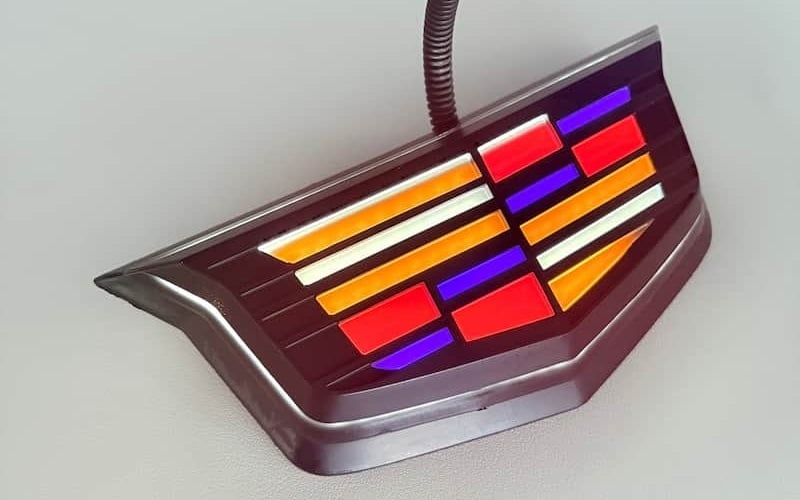 LED light up Cadillac grill emblem for XT4